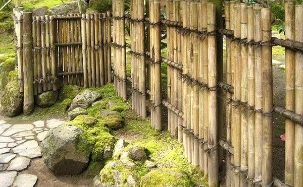 แต่งสวนด้วยไม้ไผ่